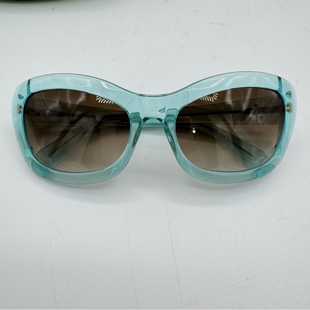Kate Spade Blue Sunglasses with Green Case